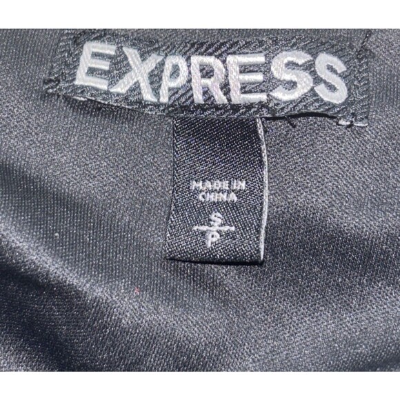 Express Womens Small Black Stretch Knit Aztec Sequin Embellished Mini Skirt BL - Picture 7 of 7